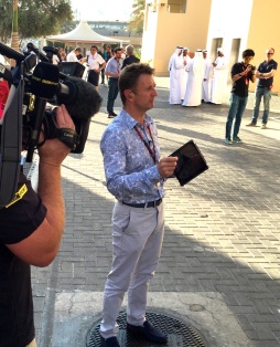 Allan McNish at the Abu Dhabi Grand Prix